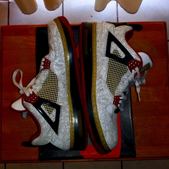 Air Jordan 4 Fusion White Laser Size 12 - Picture 5 of 8